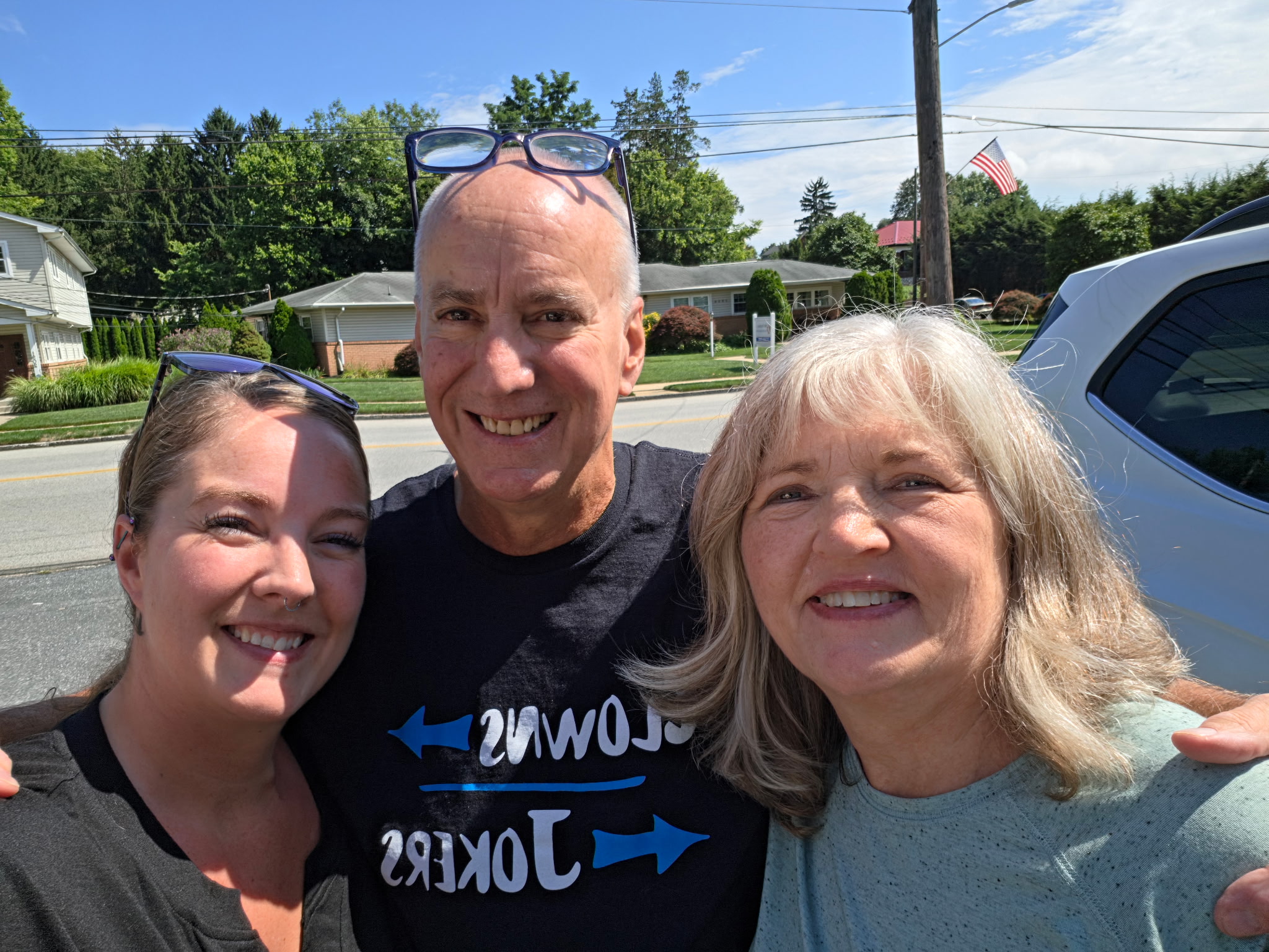 Made a special stop on the way up to NY. Nice to be with Mom & Dad <3